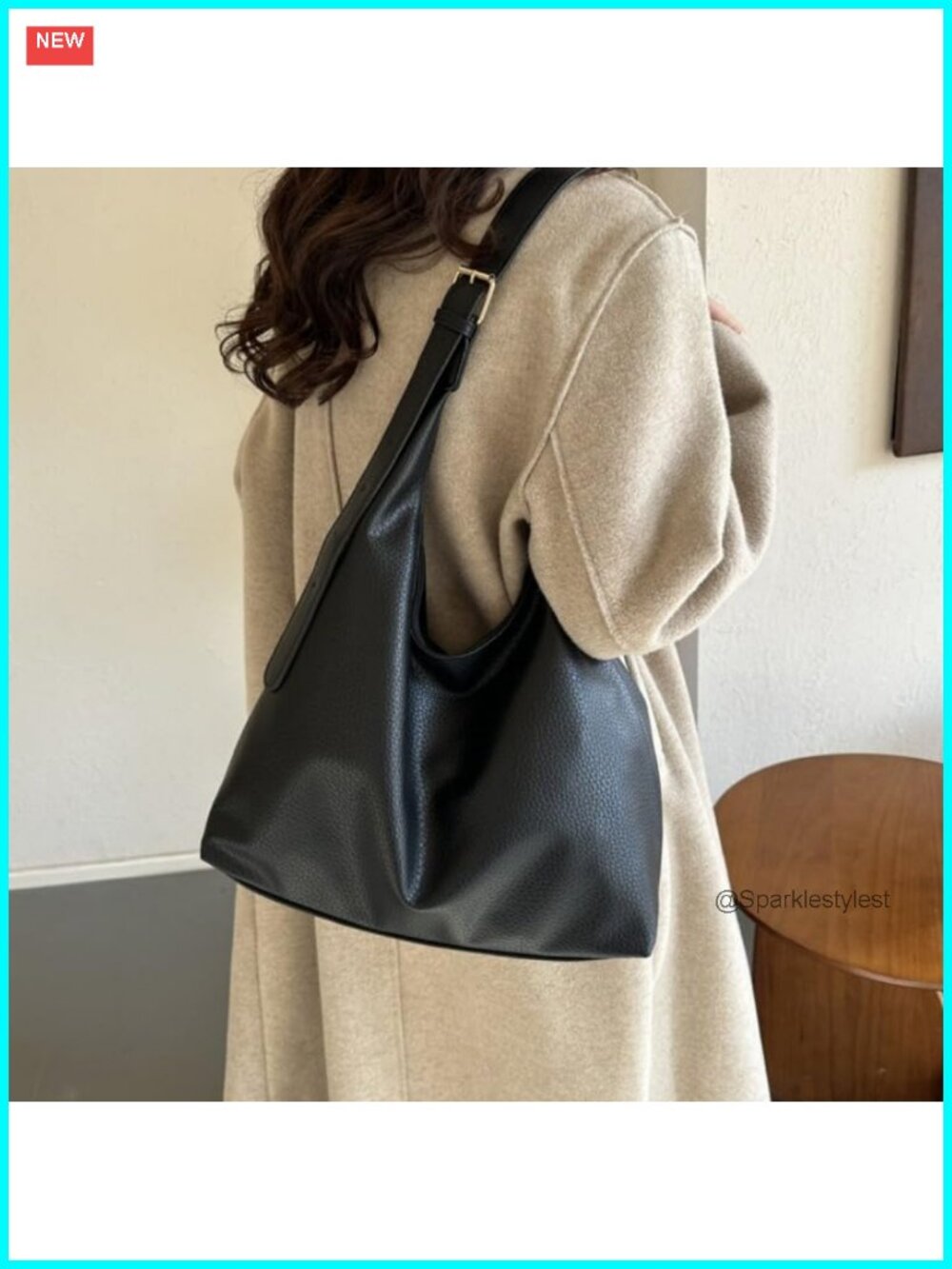 Slouchy Tote Bag for Women Large Capacity Shoulder Hobo Purse Travel Shopping